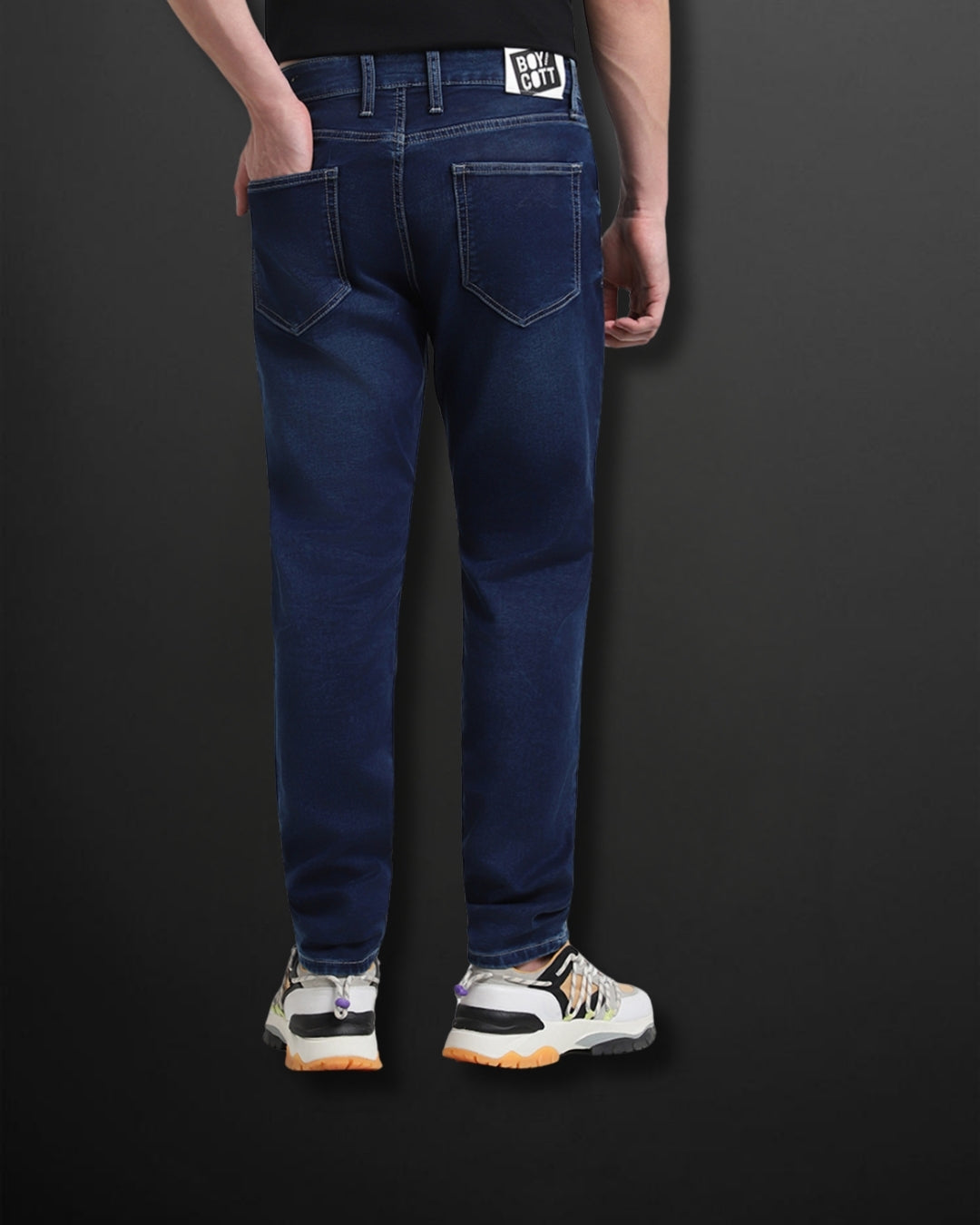 DARK BLUE SLIM FIT JEANS