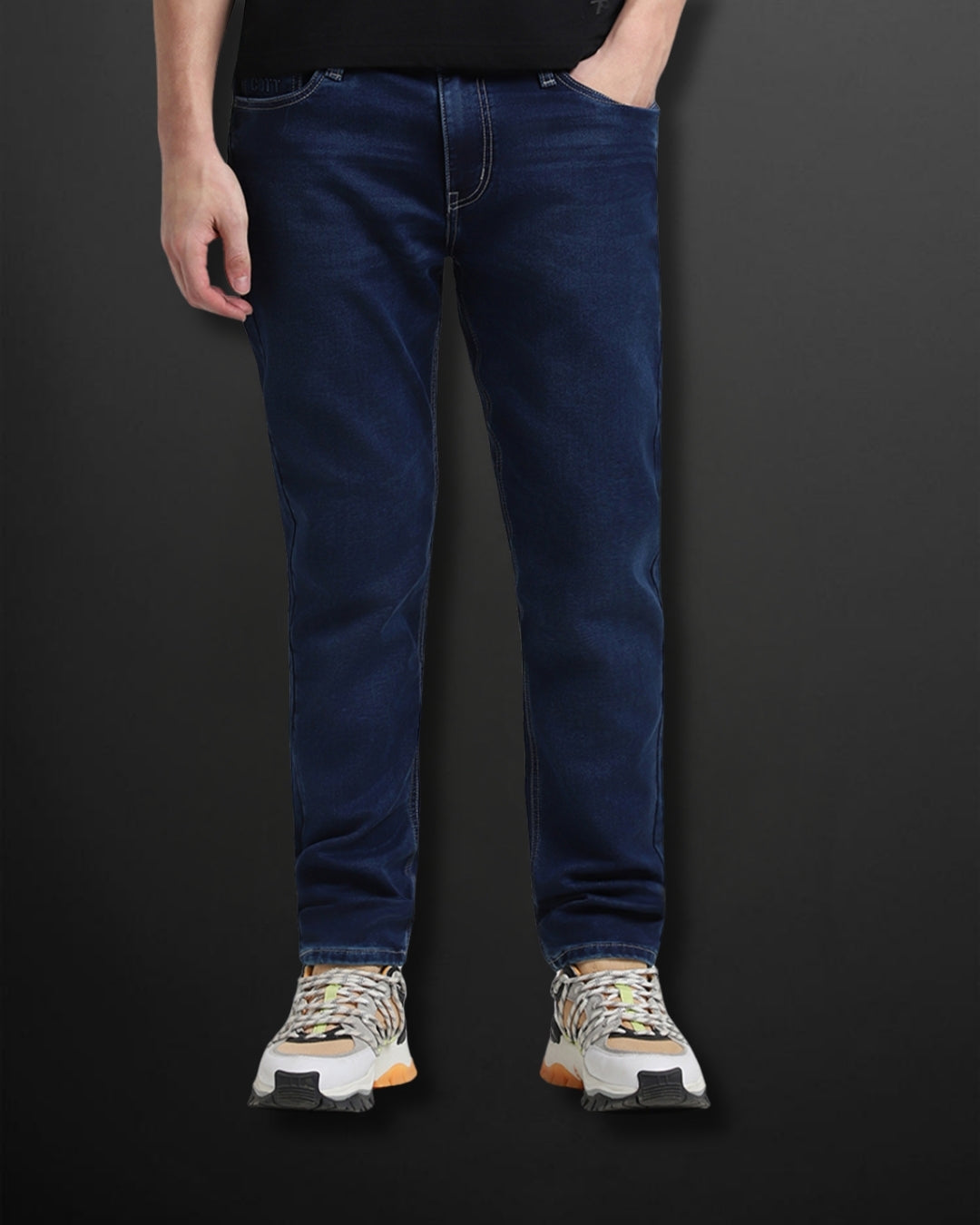 DARK BLUE SLIM FIT JEANS