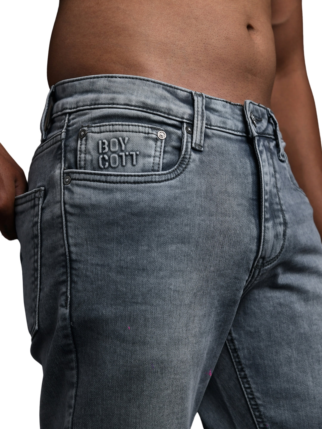Light Grey Ankle Jeans