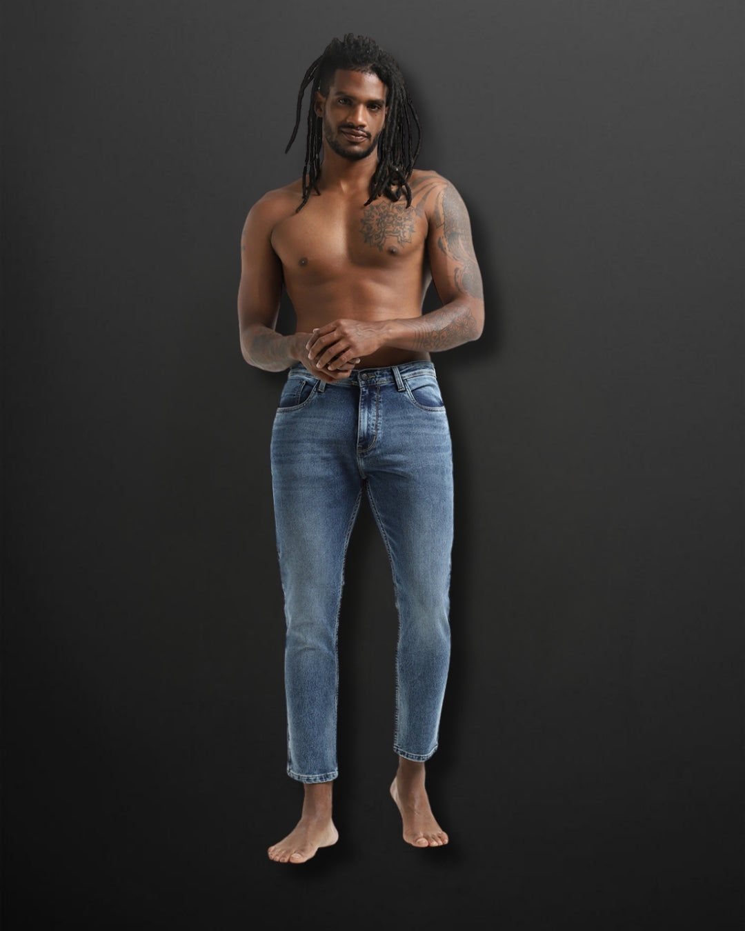 ANKLE FIT JEANS