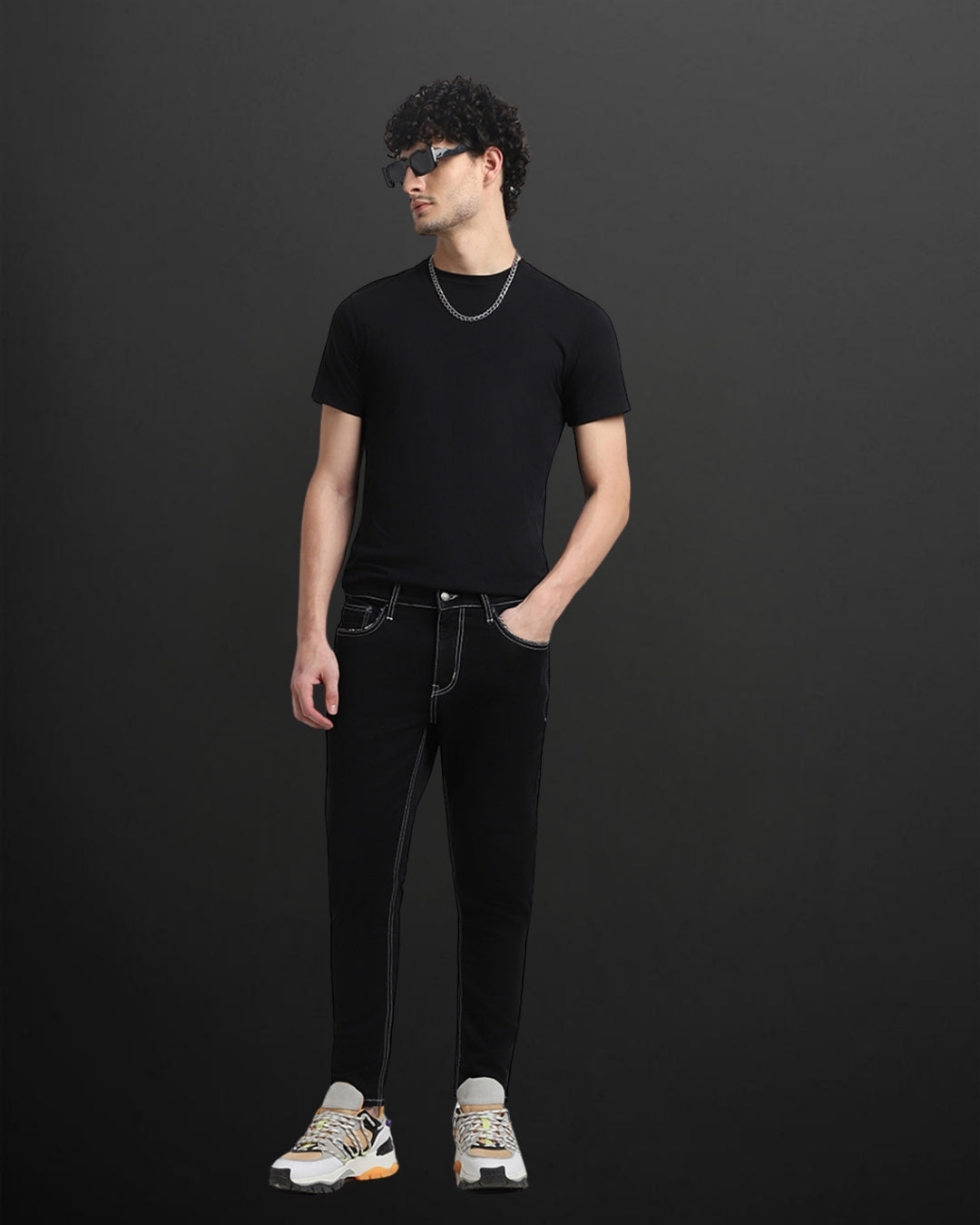 ANKLE FIT JEANS