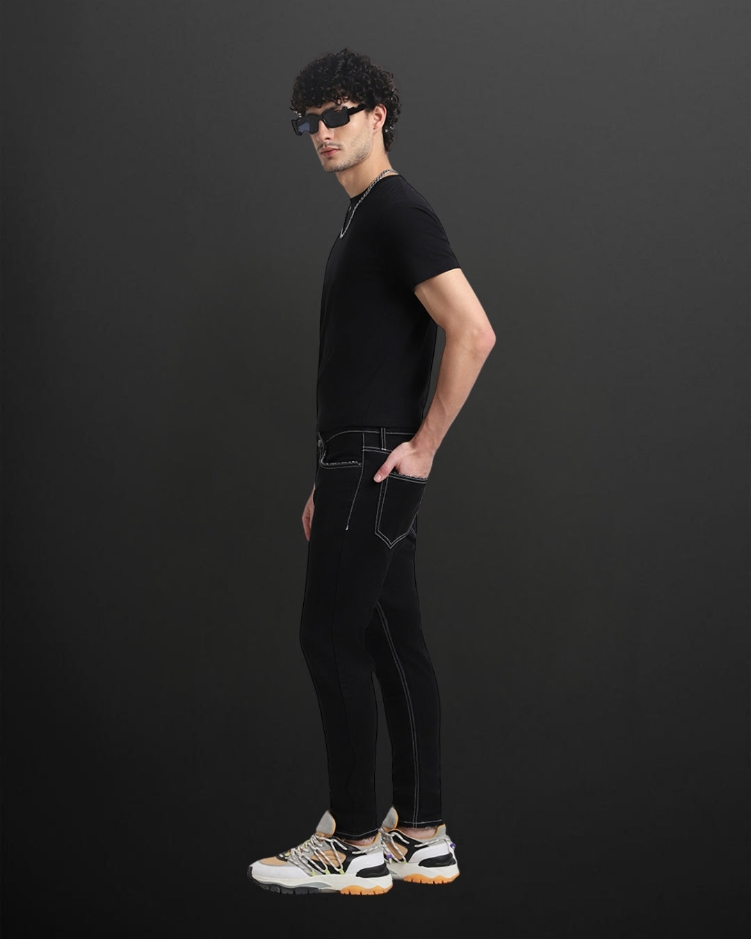 ANKLE FIT JEANS