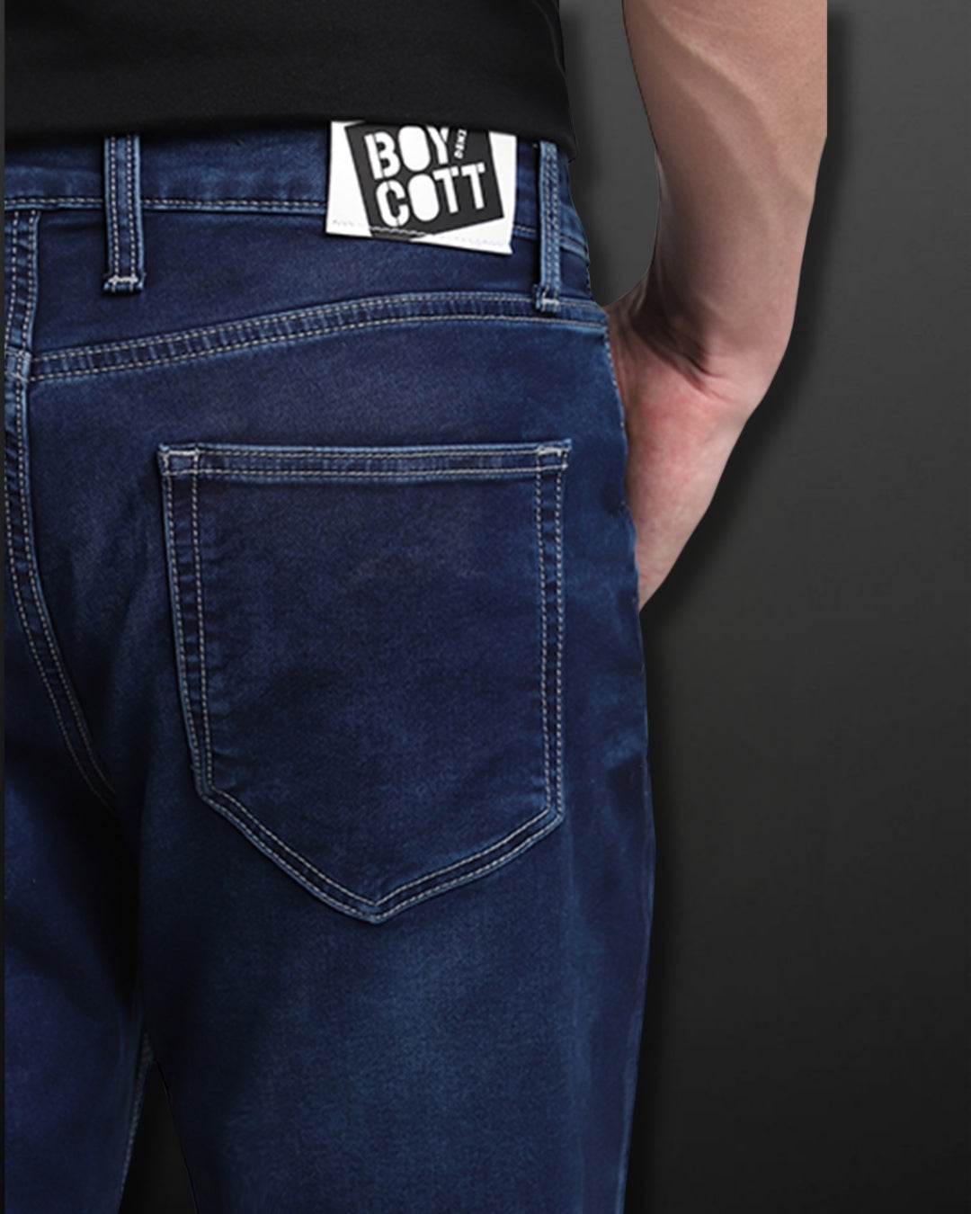 DARK BLUE SLIM FIT JEANS