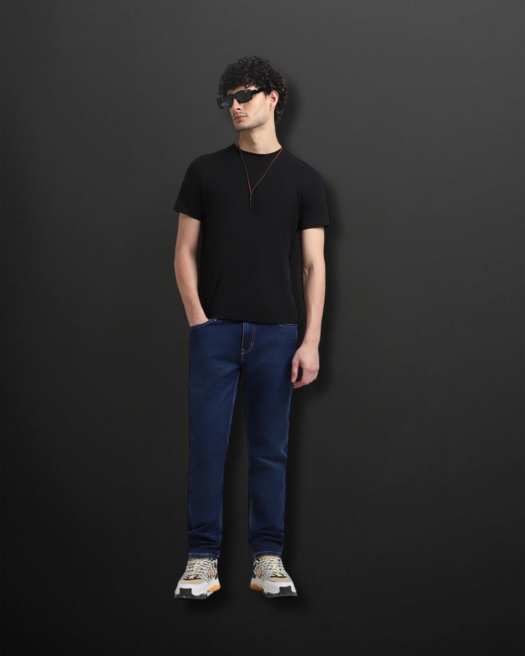 DARK BLUE SLIM FIT JEANS
