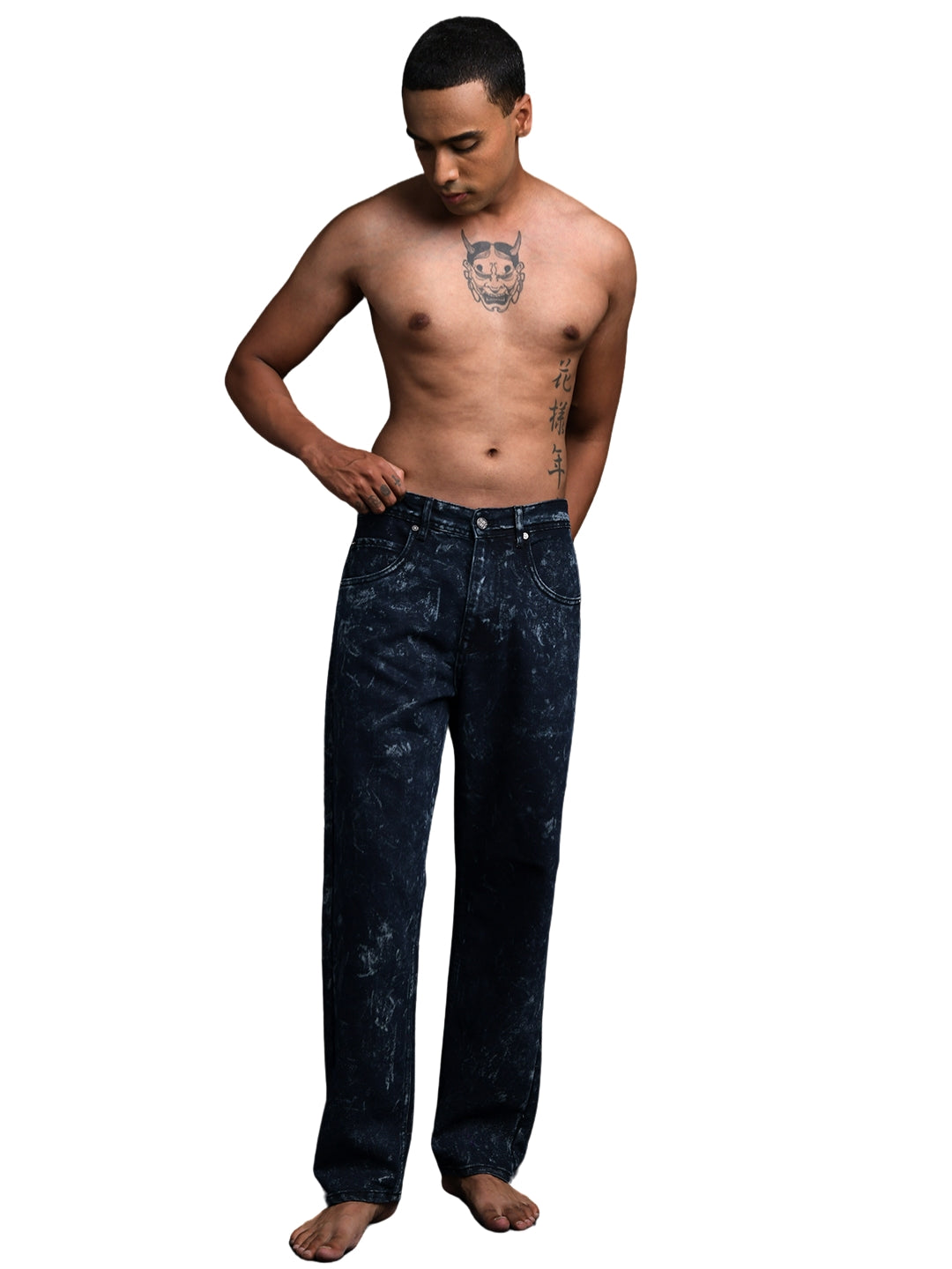 Acid Wash Baggy Jeans