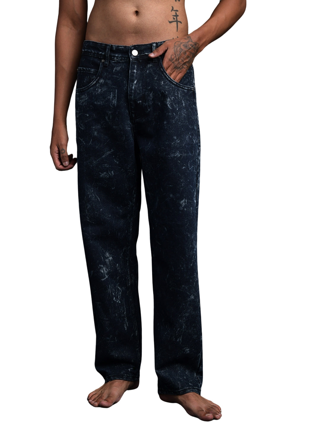 Acid Wash Baggy Jeans
