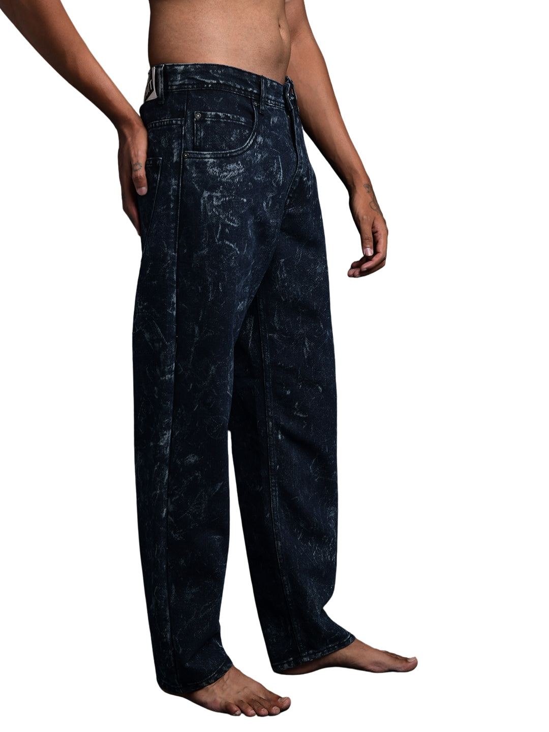 Acid Wash Baggy Jeans