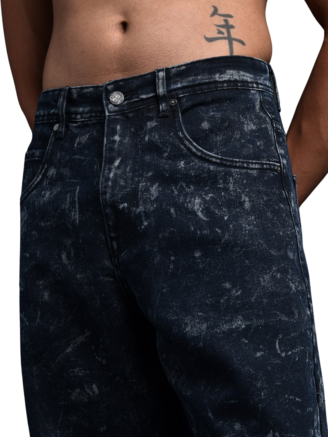 Acid Wash Baggy Jeans