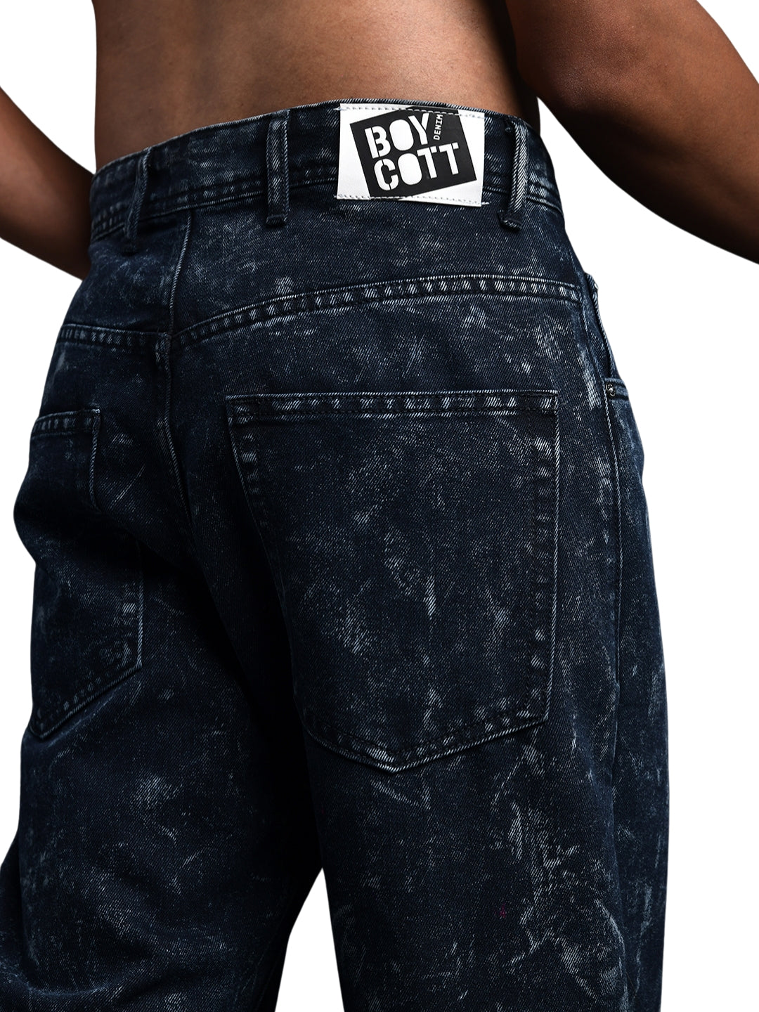 Acid Wash Baggy Jeans