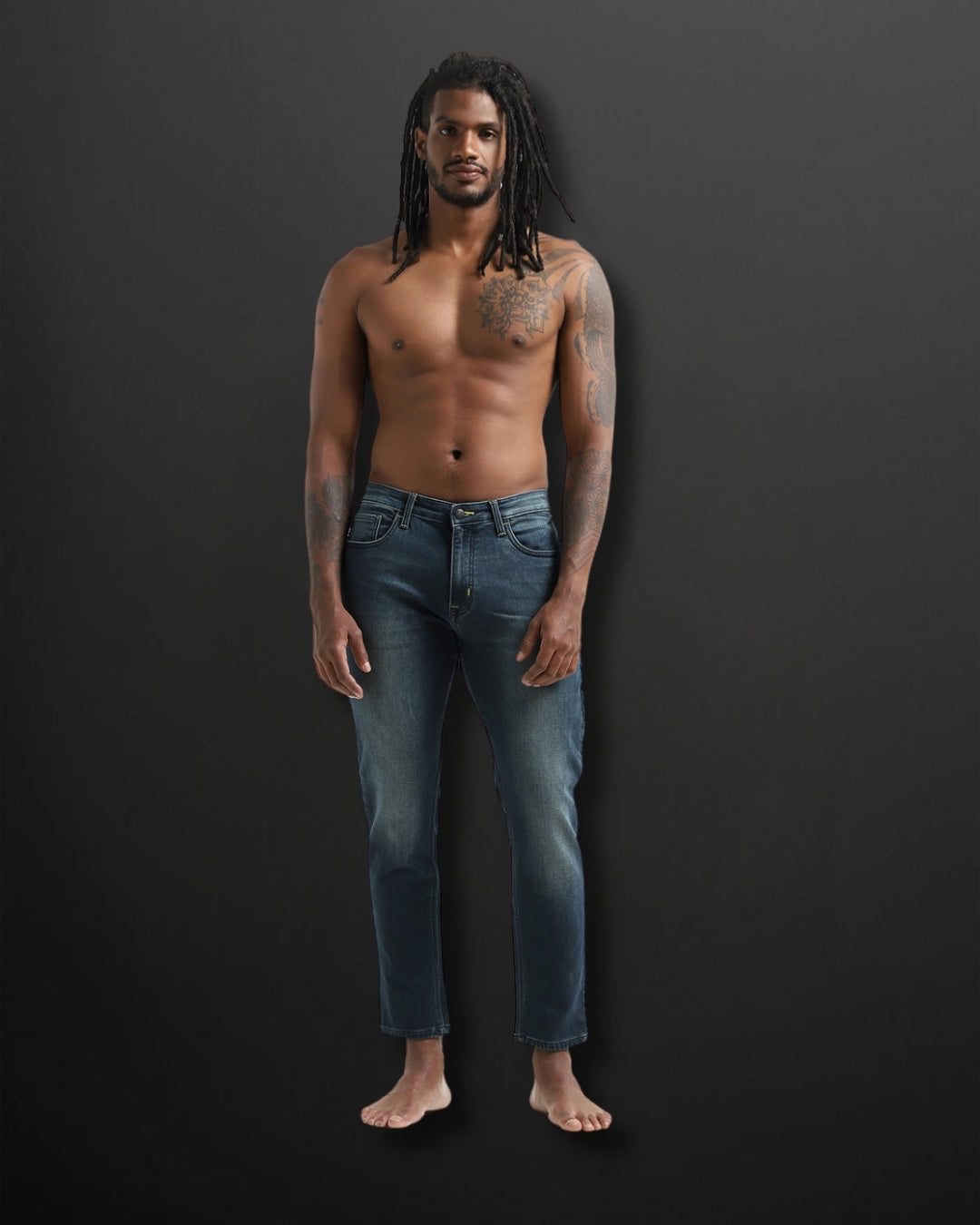 ANKLE FIT JEANS