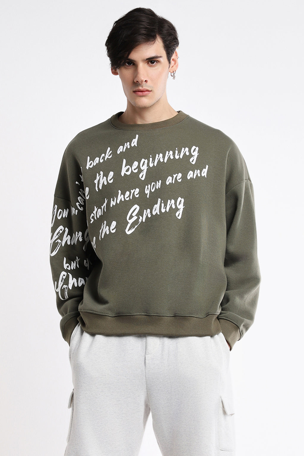 PRINTED OVERSIZE SWEATSHIRT