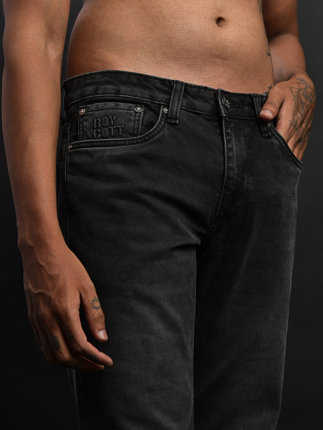 Carbon Black Slim Fit Jeans